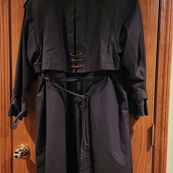 Vintage gallery Trench Coat Size 10 - Picture 2 of 10